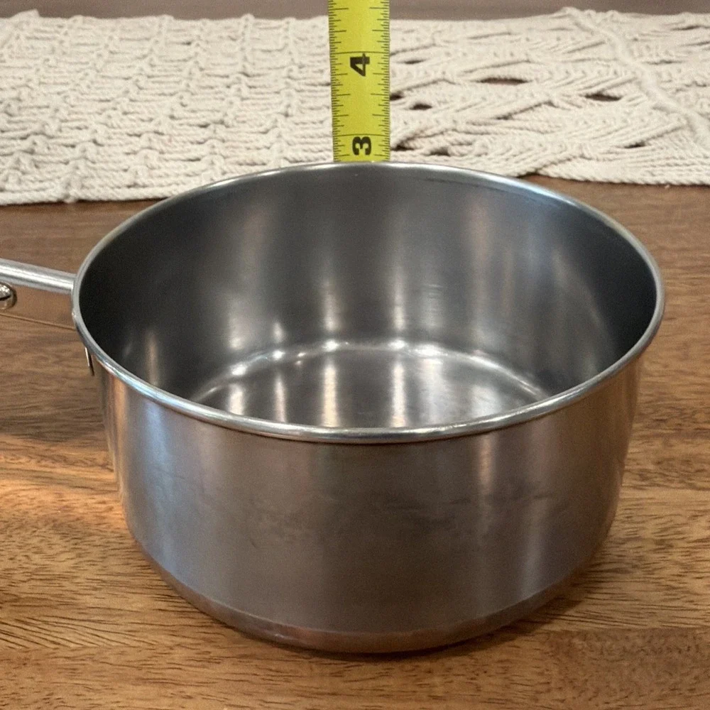 Revere Ware Neptune Series 1 Qt? Saucepan No Lid Seahorses Copper Clad Retro VTG